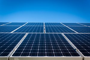 Solar Panels and the Blue sky